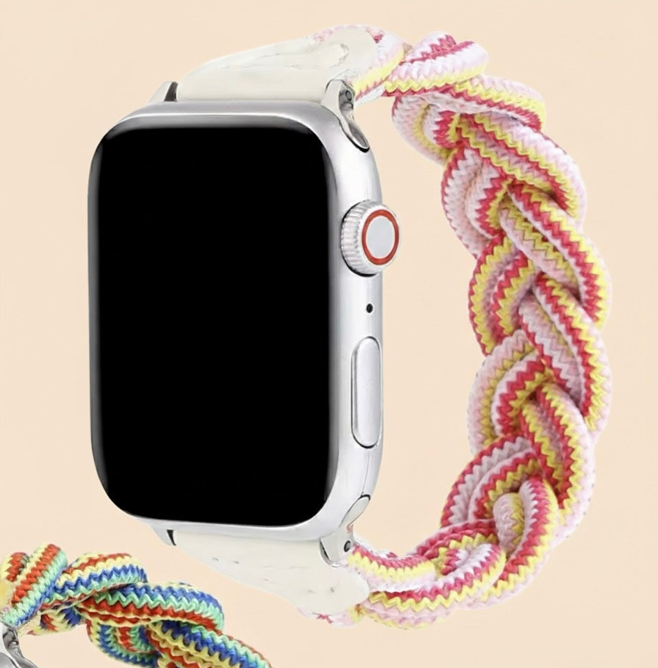 Comfort-Fit Stretch Braided Band for Apple Watch
Series 5-10 & SE