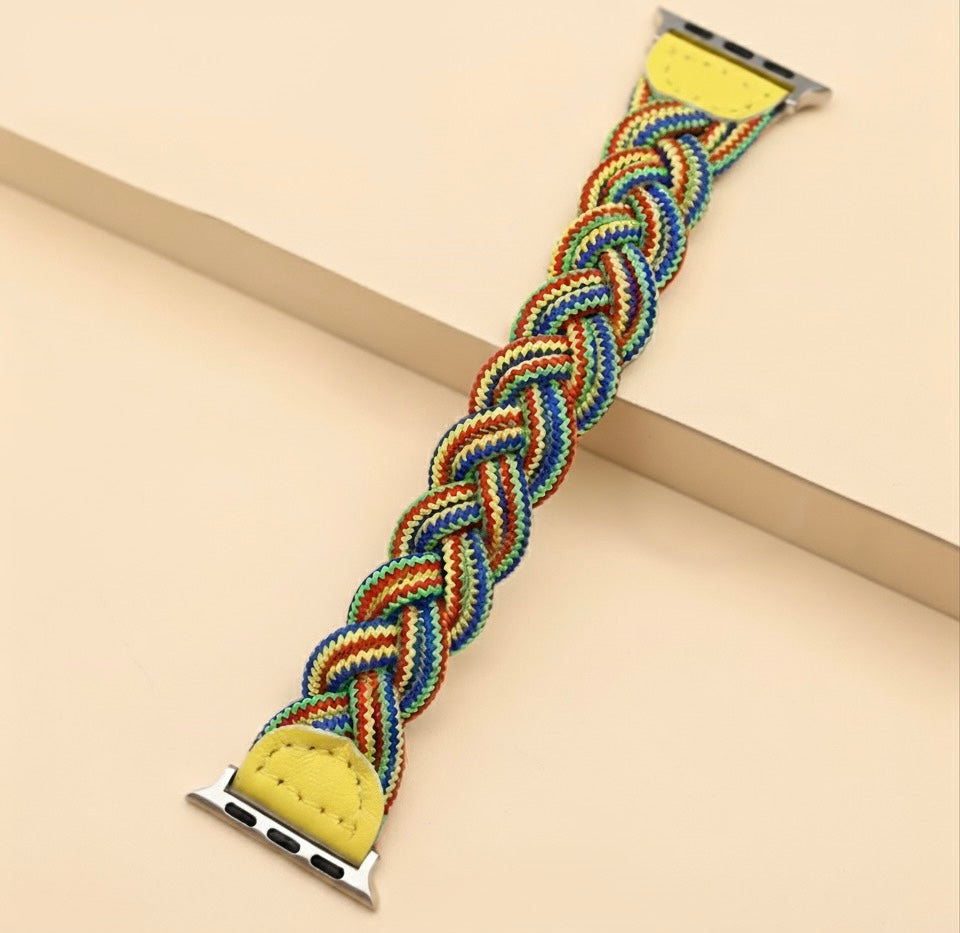 Comfort-Fit Stretch Braided Band for Apple Watch
Series 5-10 & SE