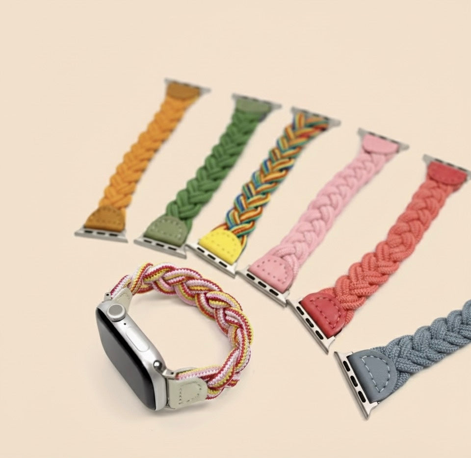Comfort-Fit Stretch Braided Band for Apple Watch
Series 5-10 & SE