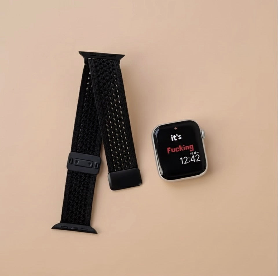 Braided Nylon Magnetic Loop for Apple Watch