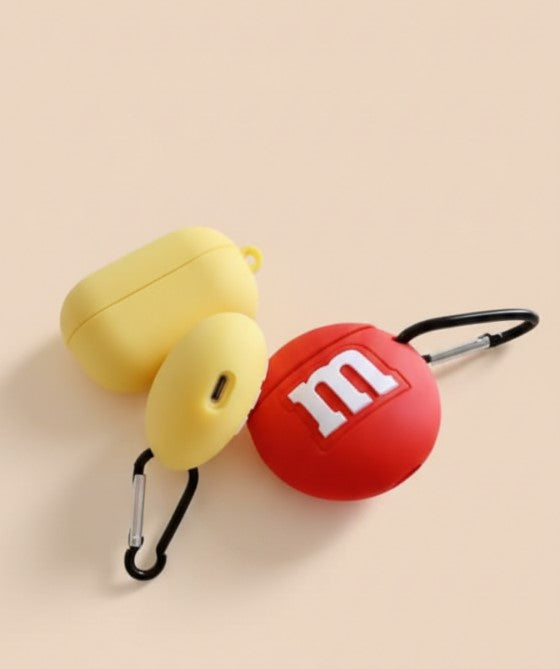 Chocolate Bar Silicone AirPods Case – Cute Protective Cover with Hook for AirPods 4 (2024), AirPods 1/2/3 & AirPods Pro 2
