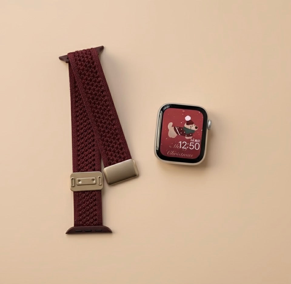 Braided Nylon Magnetic Loop for Apple Watch