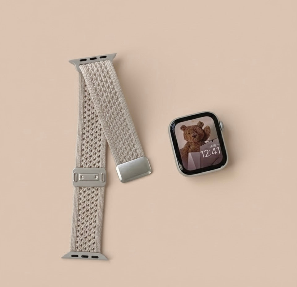 Braided Nylon Magnetic Loop for Apple Watch
