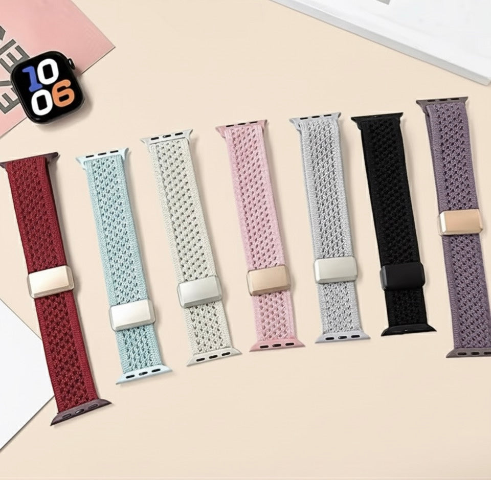 Braided Nylon Magnetic Loop for Apple Watch