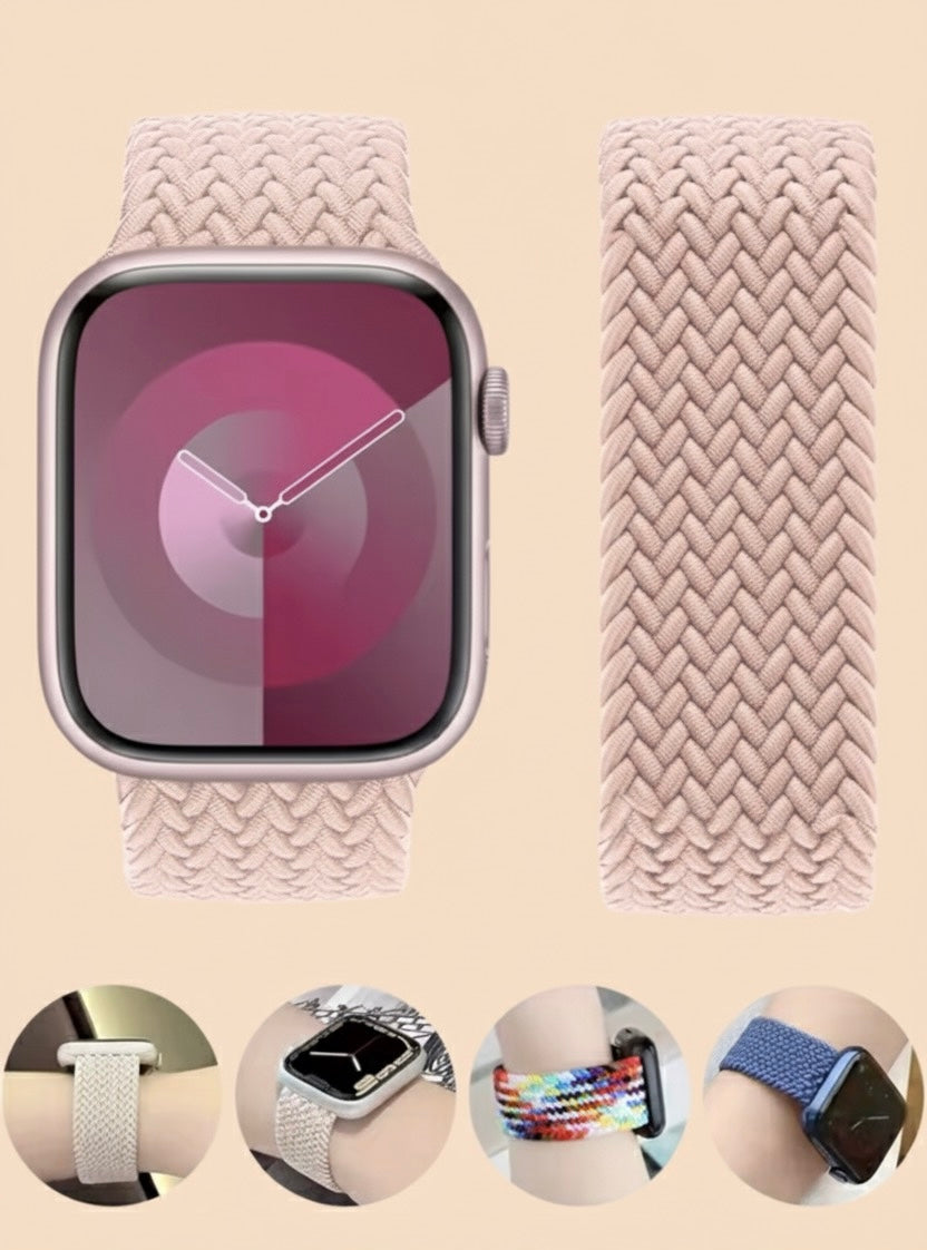 Premium Braided Solo Loop Bracelet for Apple Watch