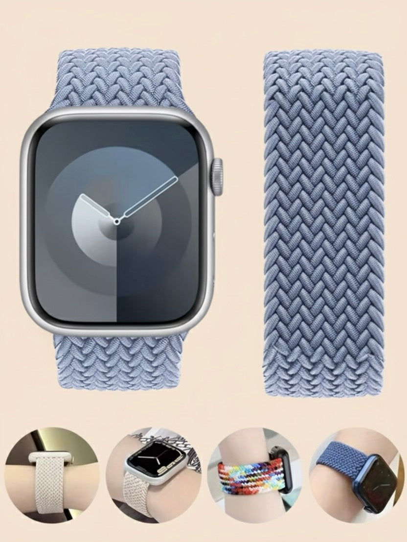 Premium Braided Solo Loop Bracelet for Apple Watch
