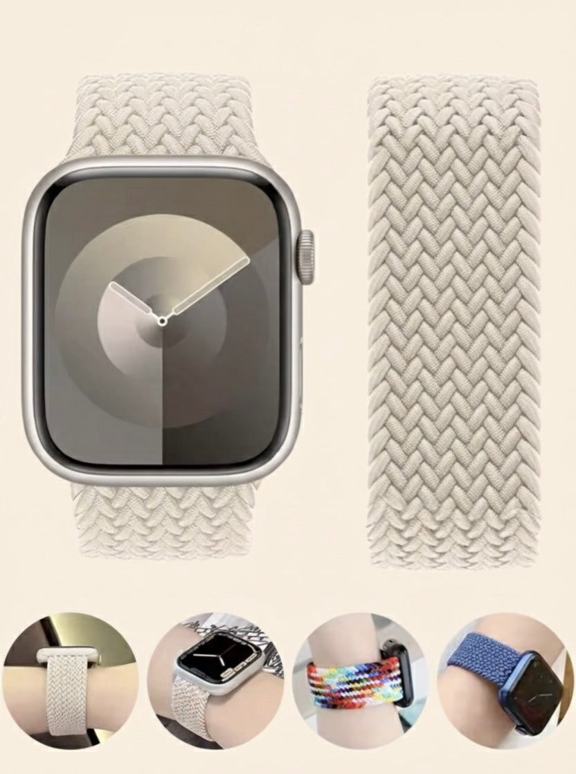 Premium Braided Solo Loop Bracelet for Apple Watch