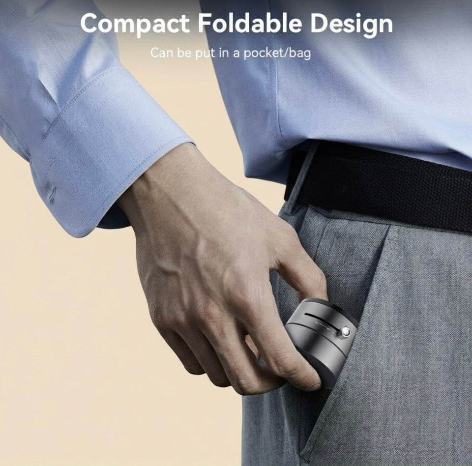 360° Rotating Foldable Car Phone Holder with Vacuum Magnetic Suction