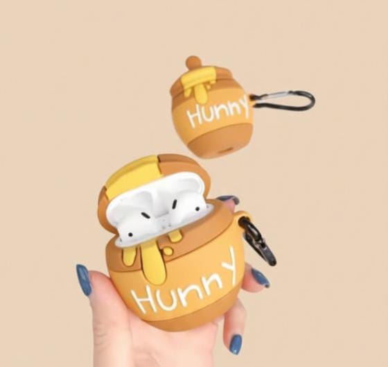 3D Snacks & Drinks AirPods Case – Cartoon Silicone Cover for AirPods 4, AirPods 1–3 & AirPods Pro/Pro 2 (with Hook)