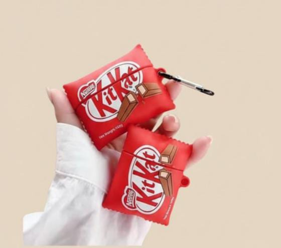 3D Snacks & Drinks AirPods Case – Cartoon Silicone Cover for AirPods 4, AirPods 1–3 & AirPods Pro/Pro 2 (with Hook)