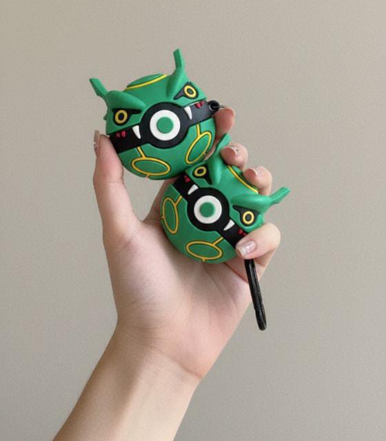 3D Poké-Ball Inspired Silicone AirPods Case – Cute Cartoon Cover with Hook for AirPods Pro & AirPods Pro 2
