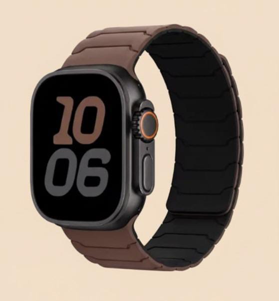 Magnetic Silicone Sport Band for Apple Watch & Ultra 2 (38–49mm)