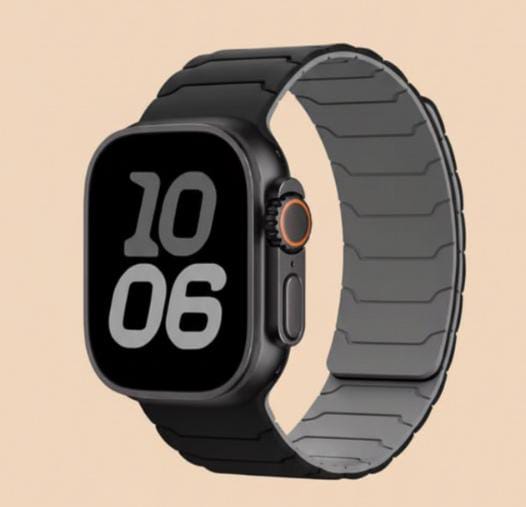 Magnetic Silicone Sport Band for Apple Watch & Ultra 2 (38–49mm)