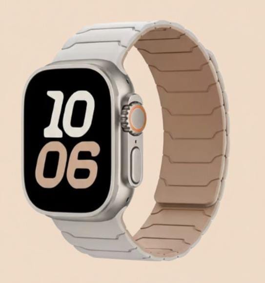 Magnetic Silicone Sport Band for Apple Watch & Ultra 2 (38–49mm)