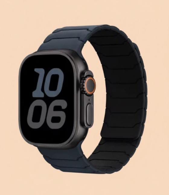 Magnetic Silicone Sport Band for Apple Watch & Ultra 2 (38–49mm)