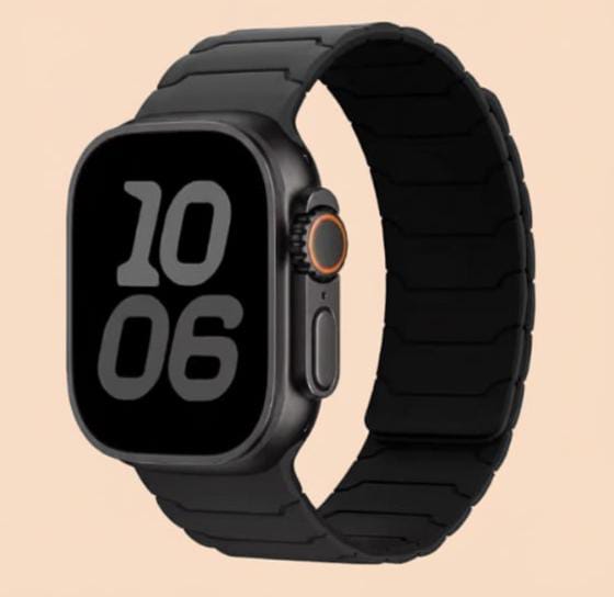 Magnetic Silicone Sport Band for Apple Watch & Ultra 2 (38–49mm)