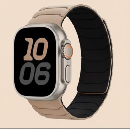 Magnetic Silicone Sport Band for Apple Watch & Ultra 2 (38–49mm)