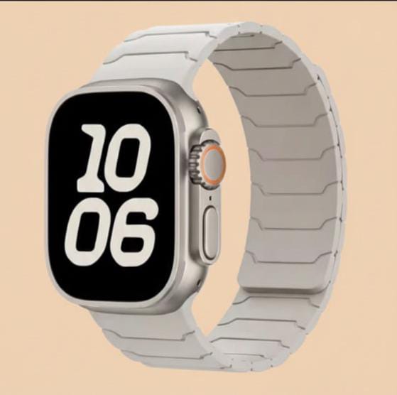 Magnetic Silicone Sport Band for Apple Watch & Ultra 2 (38–49mm)