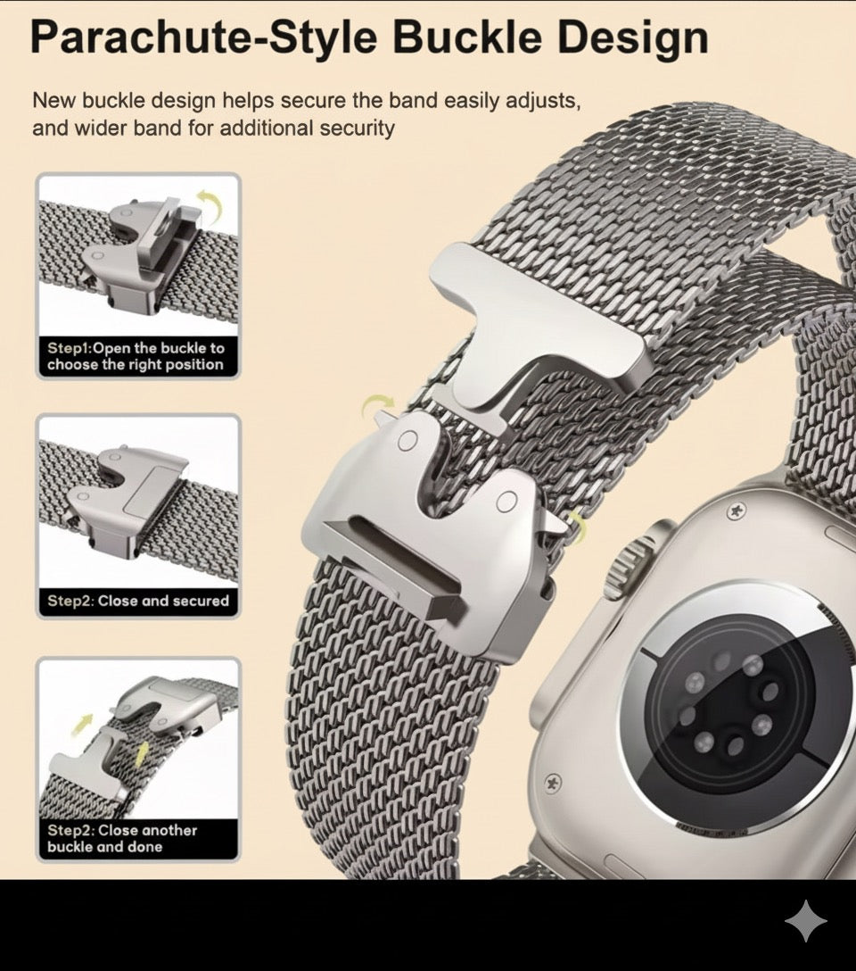 Milanese Loop Stainless Steel Watch Band for Apple Watch