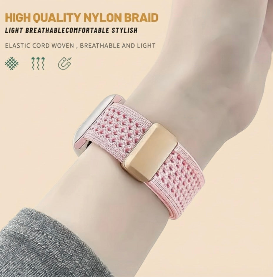 Braided Nylon Magnetic Loop for Apple Watch