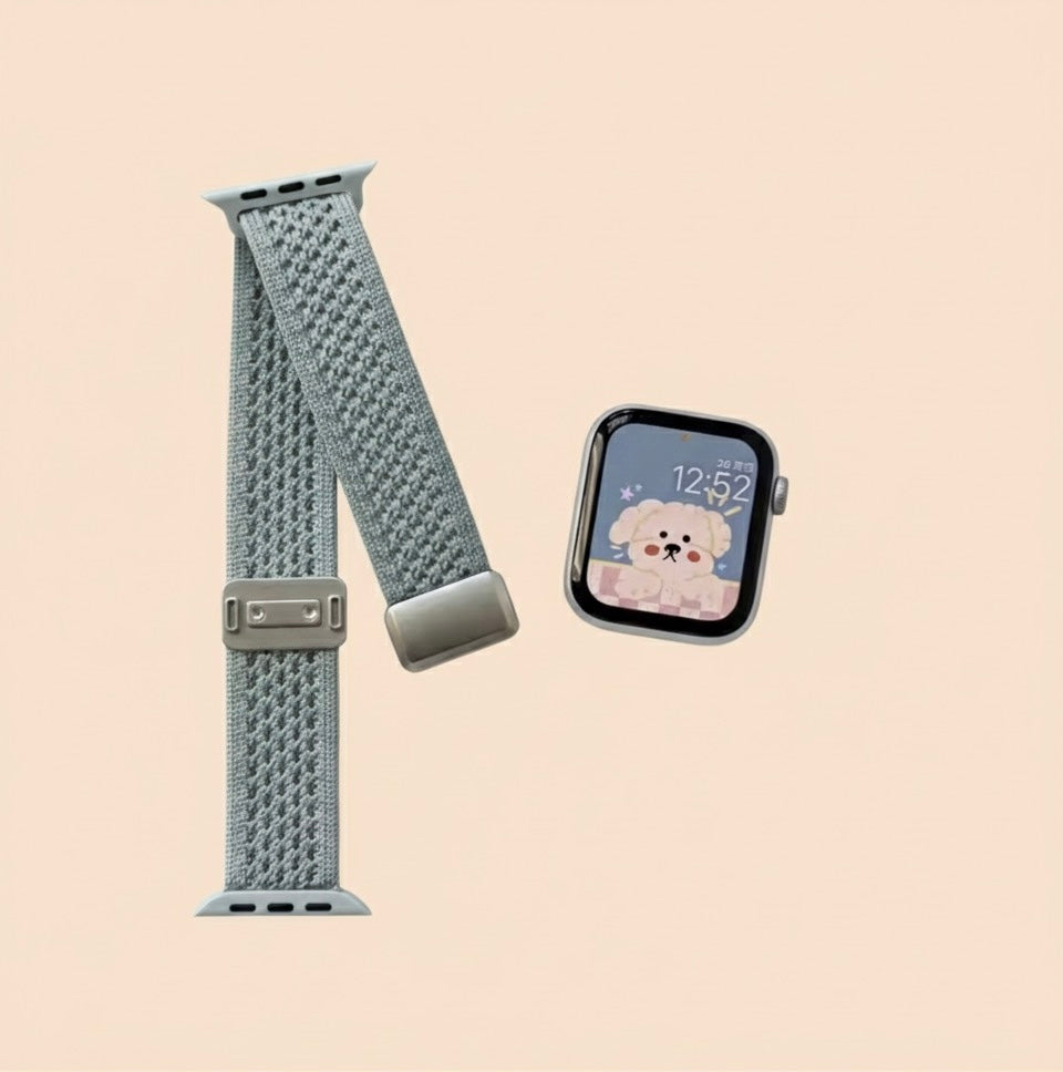 Braided Nylon Magnetic Loop for Apple Watch