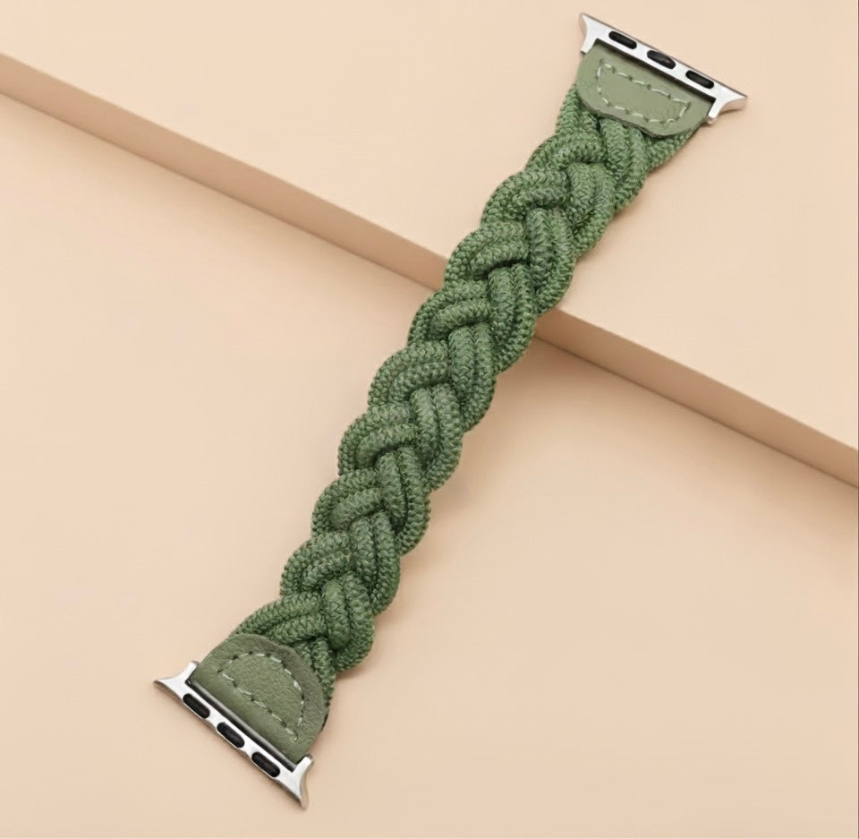 Comfort-Fit Stretch Braided Band for Apple Watch
Series 5-10 & SE