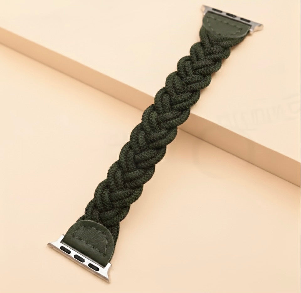 Comfort-Fit Stretch Braided Band for Apple Watch
Series 5-10 & SE