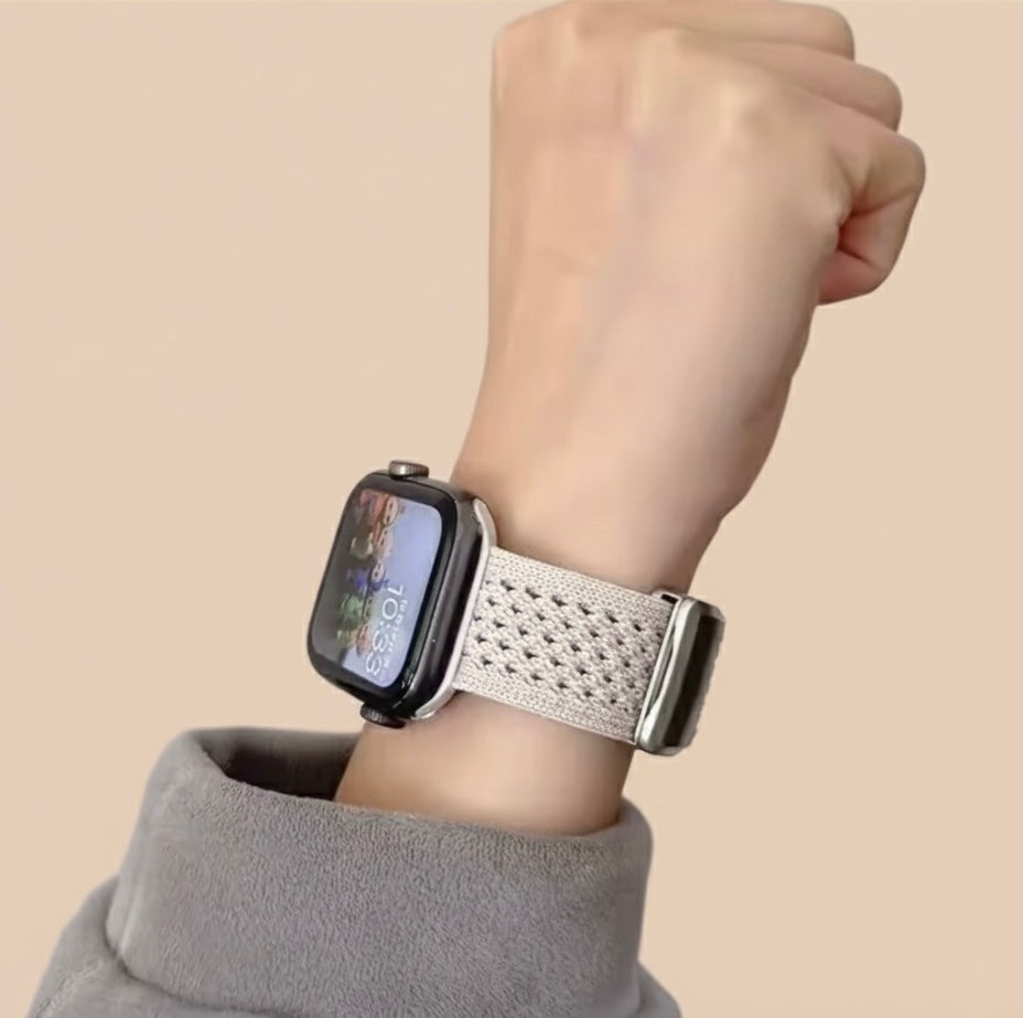 Braided Nylon Magnetic Loop for Apple Watch