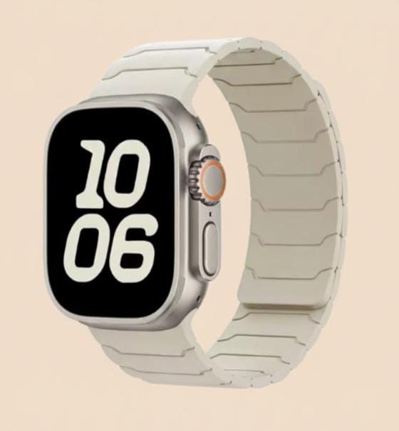 Magnetic Silicone Sport Band for Apple Watch & Ultra 2 (38–49mm)