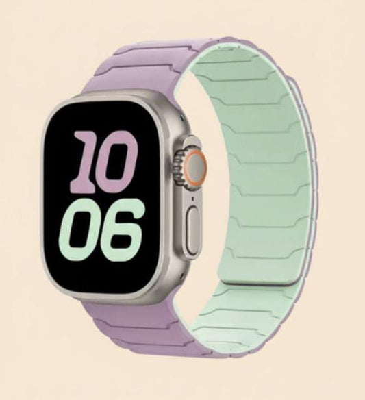 Magnetic Silicone Sport Band for Apple Watch & Ultra 2 (38–49mm)